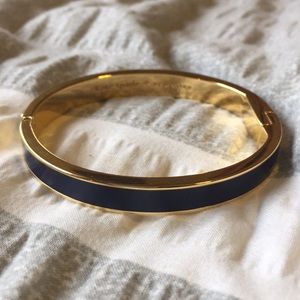 Kate Spade “True Blue” Hinged Idiom Bangle